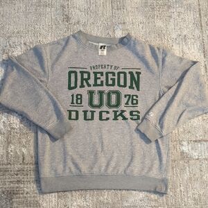 Russell University Of Oregon Ducks Crewneck Sweatshirt
